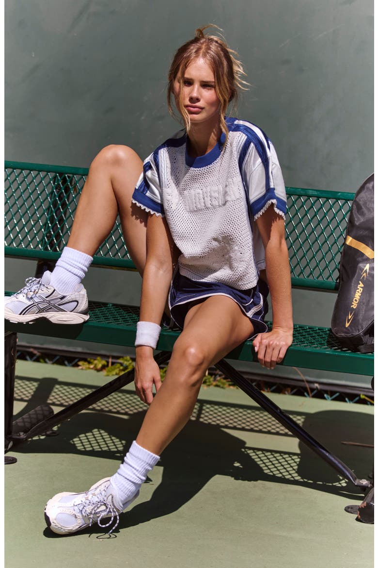 Finesse Crop T-Shirt, Alternate, color, MIDNIGHT NAVY COMBO