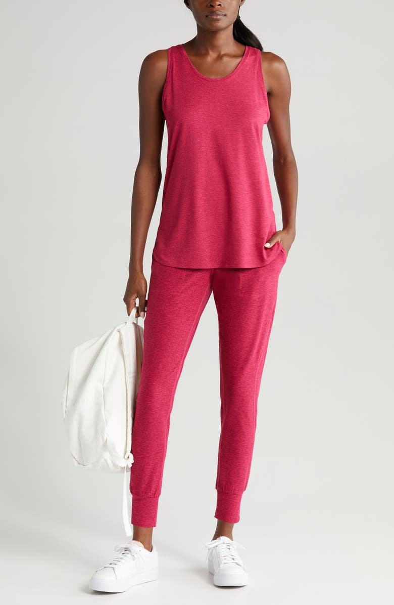 Zella Liana Restore Soft Lite Tank, Alternate, color, Pink Bright