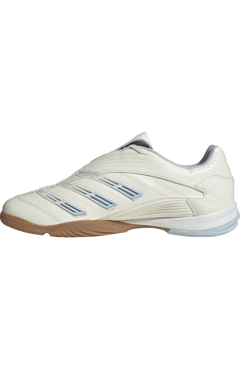 adidas Gender Inclusive Predator Sala Soccer Sneaker, Alternate, color, Off White/ Crystal Sky/ Gum4