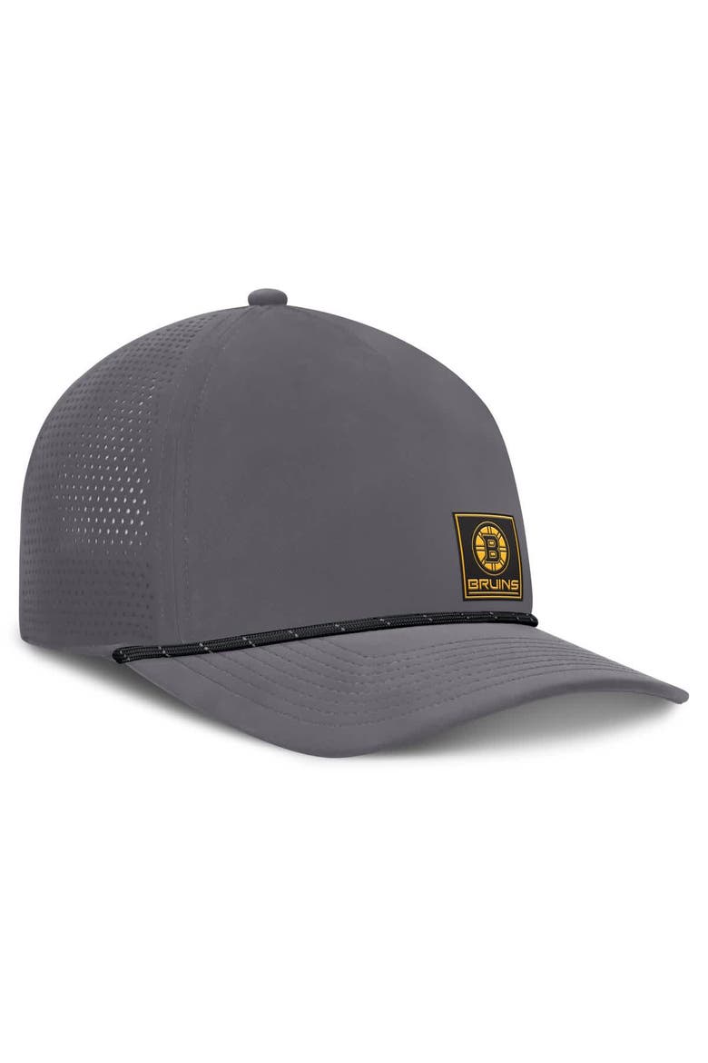 Men's Fanatics Gray Boston Bruins Captain Rope Adjustable Hat, Alternate, color, Gray