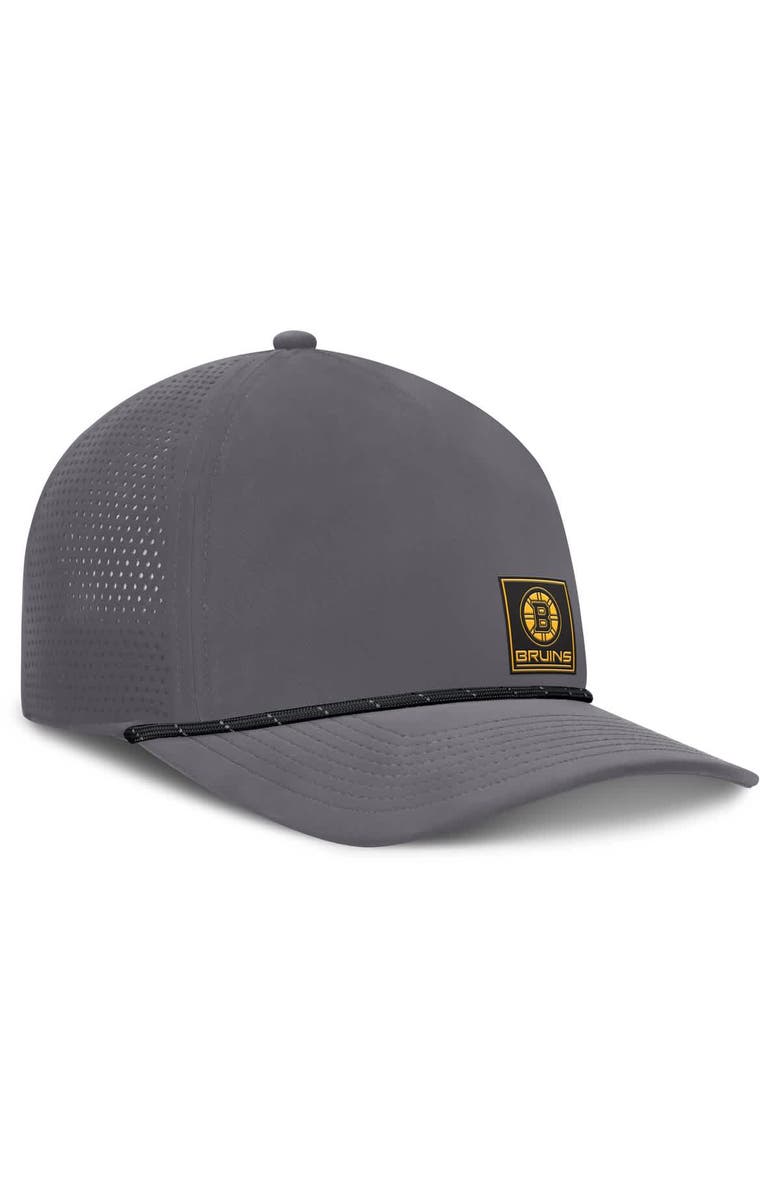 FANATICS Men's Fanatics Gray Boston Bruins Captain Rope Adjustable Hat, Alternate, color, Gray
