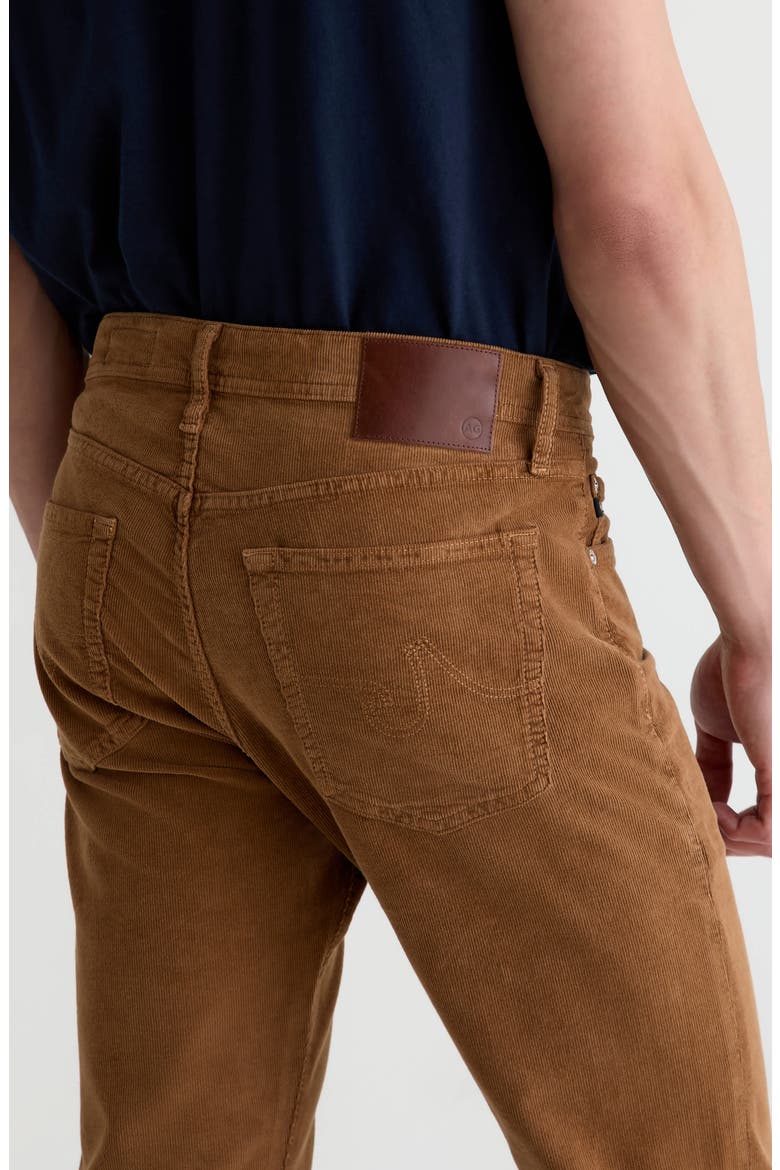 Everett Slim Straight Leg Corduroy Pants, Alternate, color, BRONZE BEAT