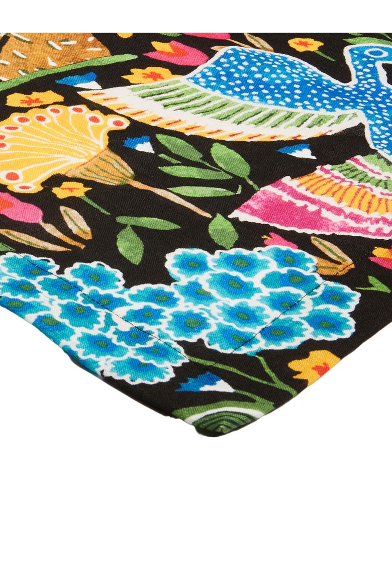 Medium Tablecloth (180X280) Colombo Black Multicolor, Alternate, color, Colombo Black Multicolor