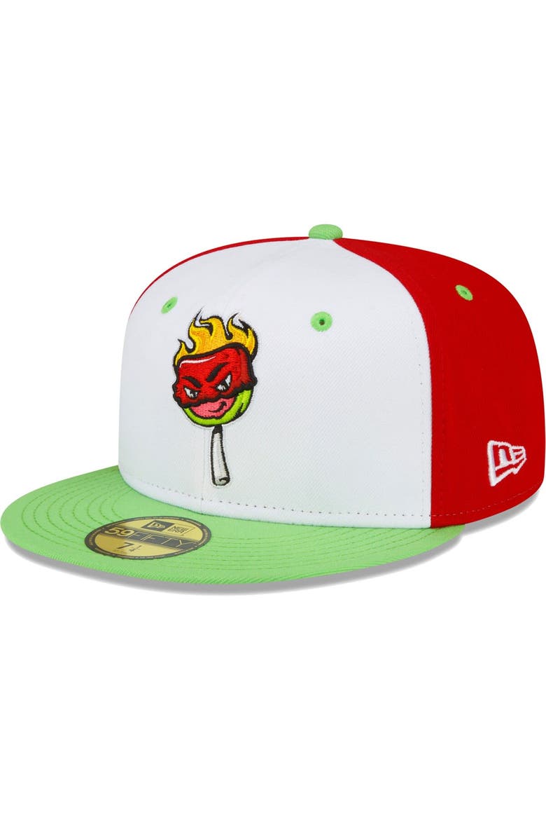 Men's New Era White Sugar Land Space Cowboys Copa De La Diversion 59FIFTY Fitted Hat, Main, color, White