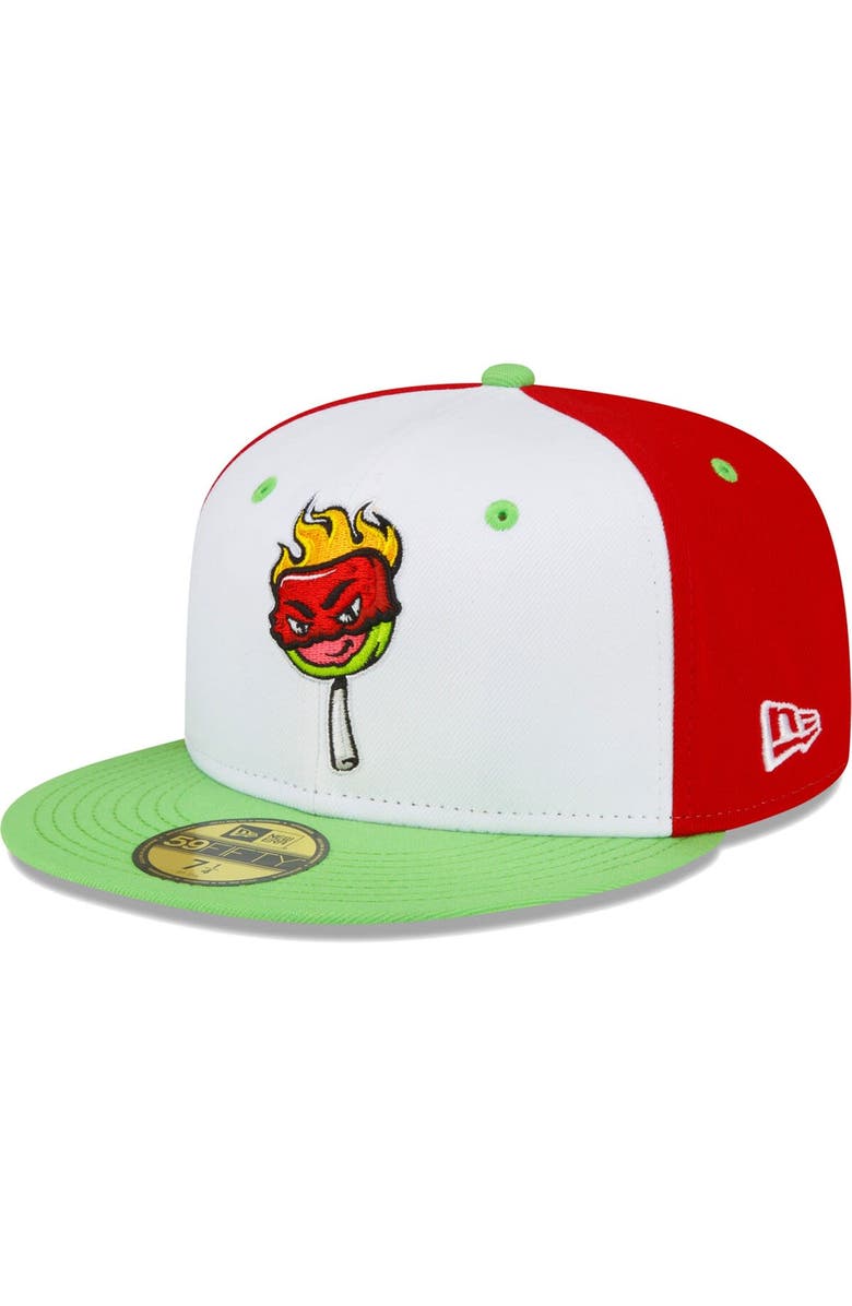 New Era Men's New Era White Sugar Land Space Cowboys Copa De La Diversion 59FIFTY Fitted Hat, Main, color, White