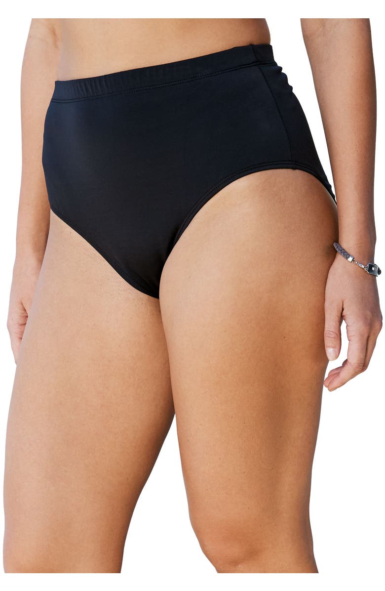 Swim 365 Classic Swim Brief with Tummy Control, Main, color, Black