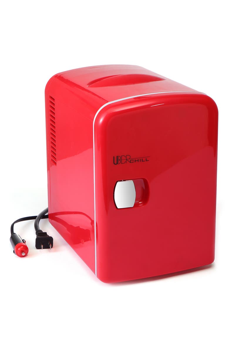 UBER APPLIANCE 6-Can Mini Fridge - Red, Alternate, color, Red