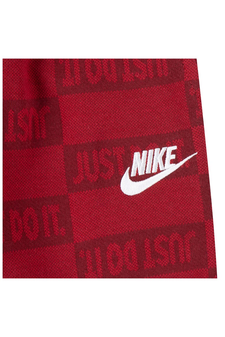 Kids' Textured Club Fleece Joggers, Alternate, color, GYM RED