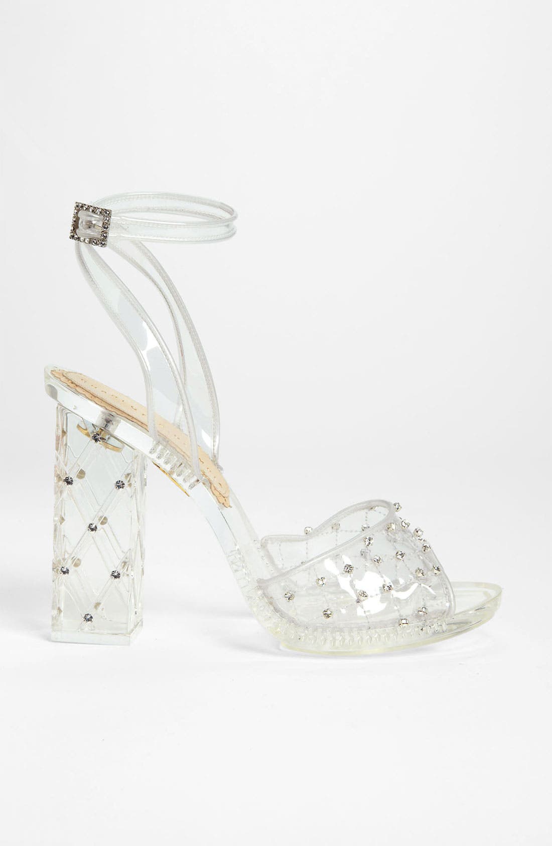 'Parisienne' Sandal, Alternate, color, TRANSPARENT