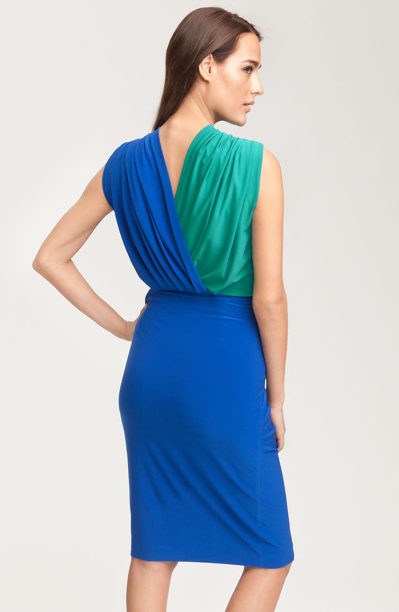 Maggy London Two Tone Sleeveless Jersey Dress, Alternate, color, 