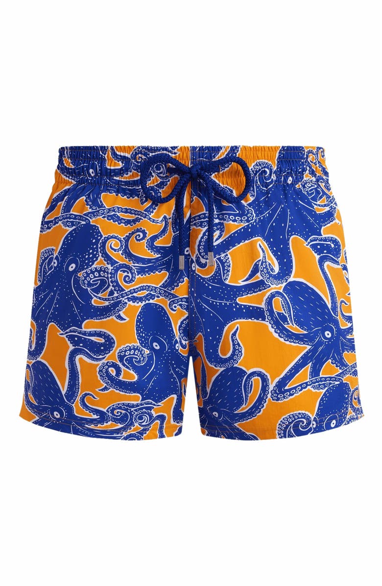 Vilebrequin Men's Poulpes Stretch Short Swim Shorts, Alternate, color, 