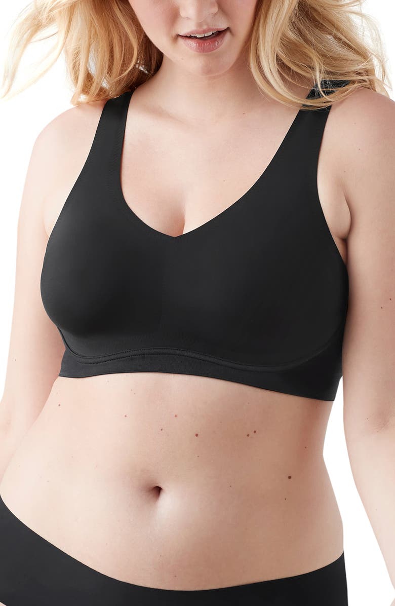 True & Co True Body Lift V-Neck Soft Form Band Bra, Main, color,