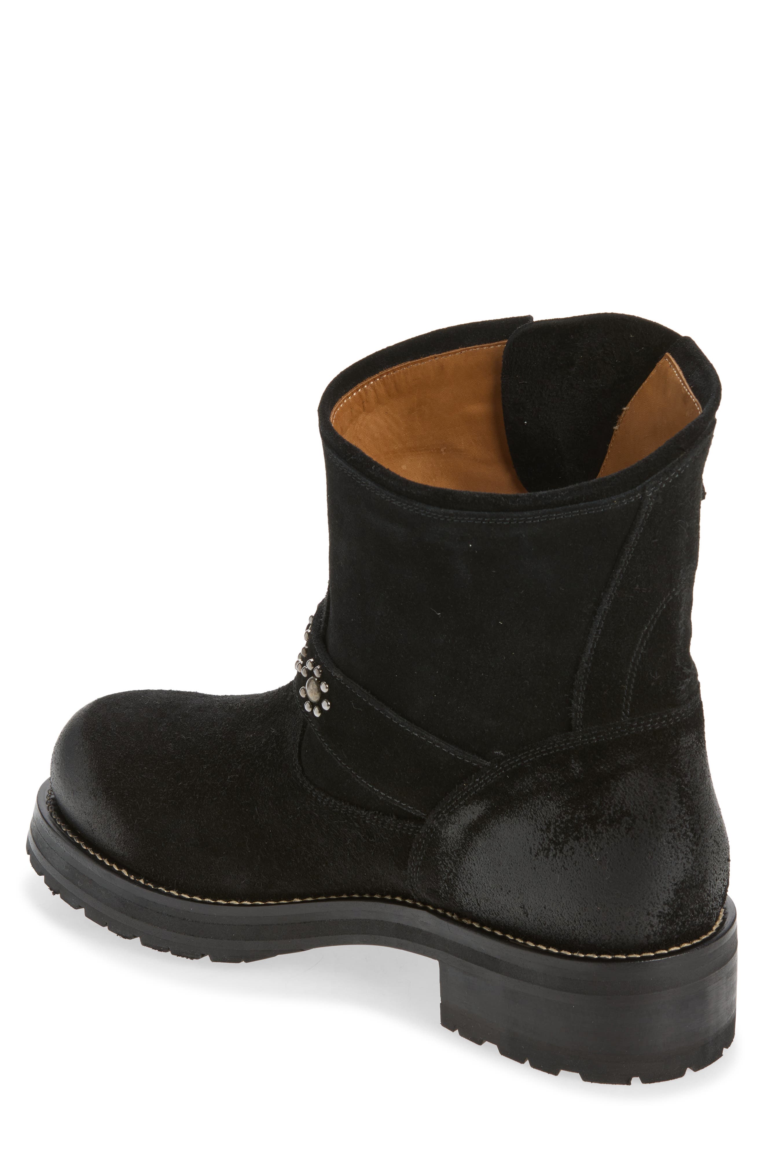 8-Inch Rider Boot, Alternate, color, BLACK SUEDE