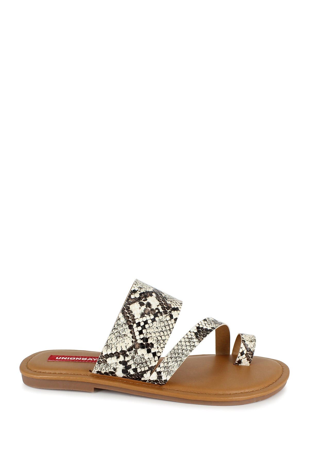 UNIONBAY Royal Snake Skin Print Sandal, Alternate, color, 