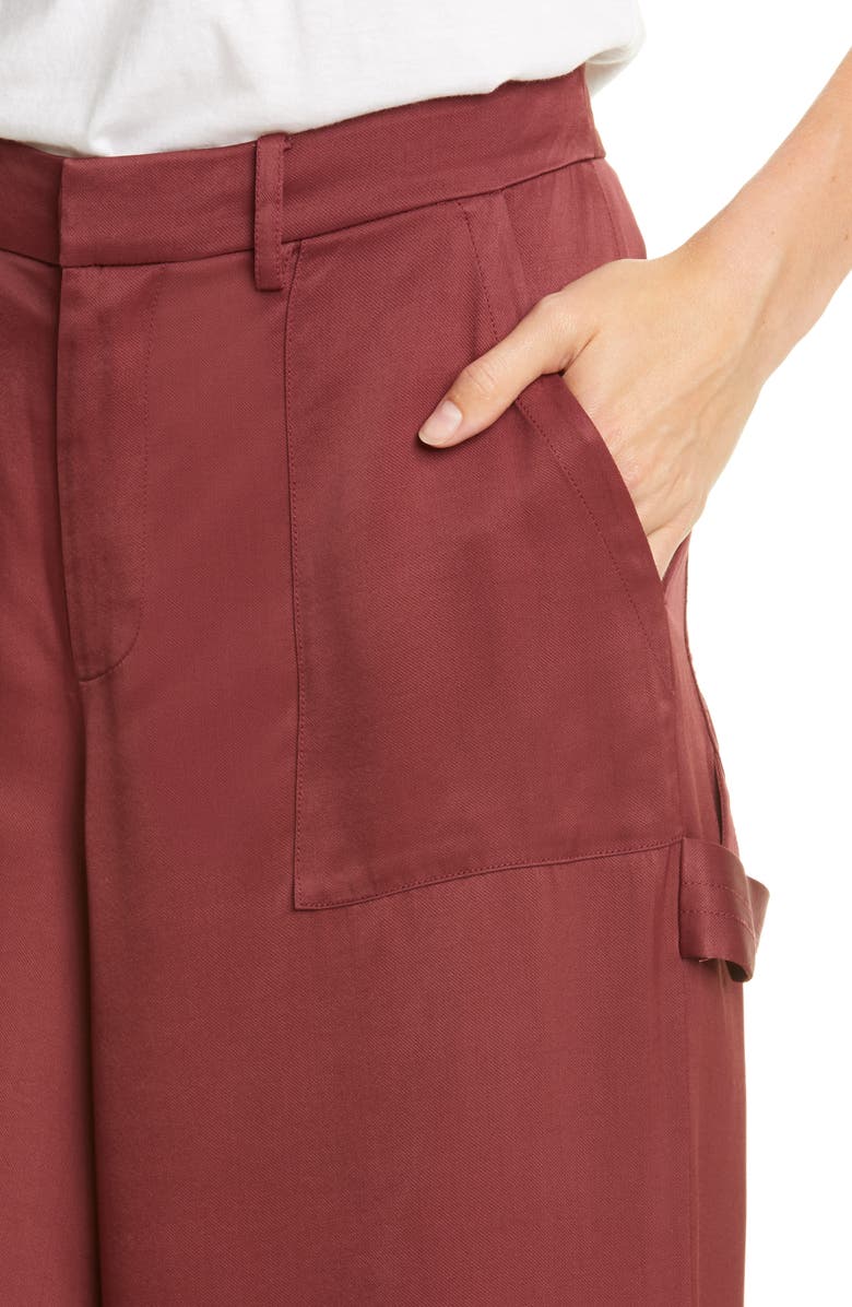 Opening Ceremony High Waist Carpenter Trousers, Alternate, color, 