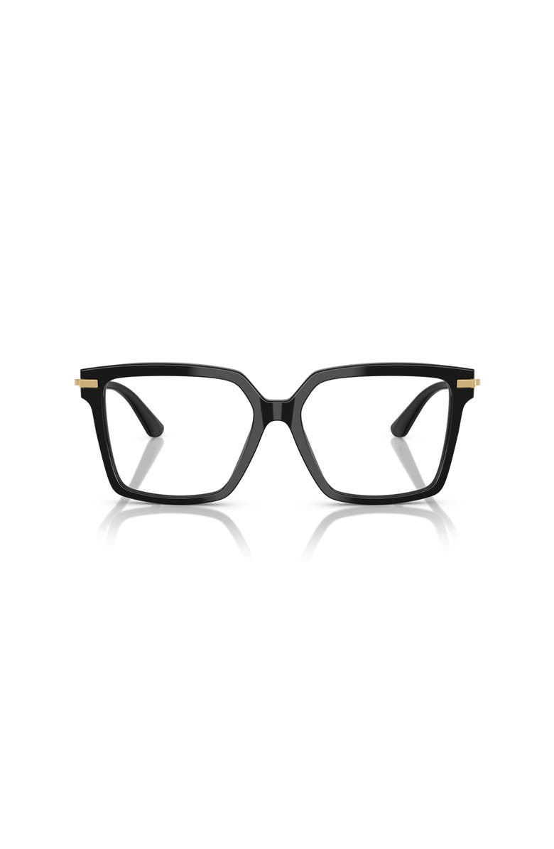 Dolce&Gabbana 54mm Square optical glasses, Alternate, color, Black