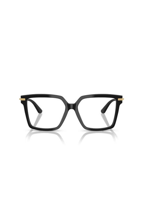 Dolce & Gabbana Dolce&gabbana 54mm Square Optical Glasses In Black