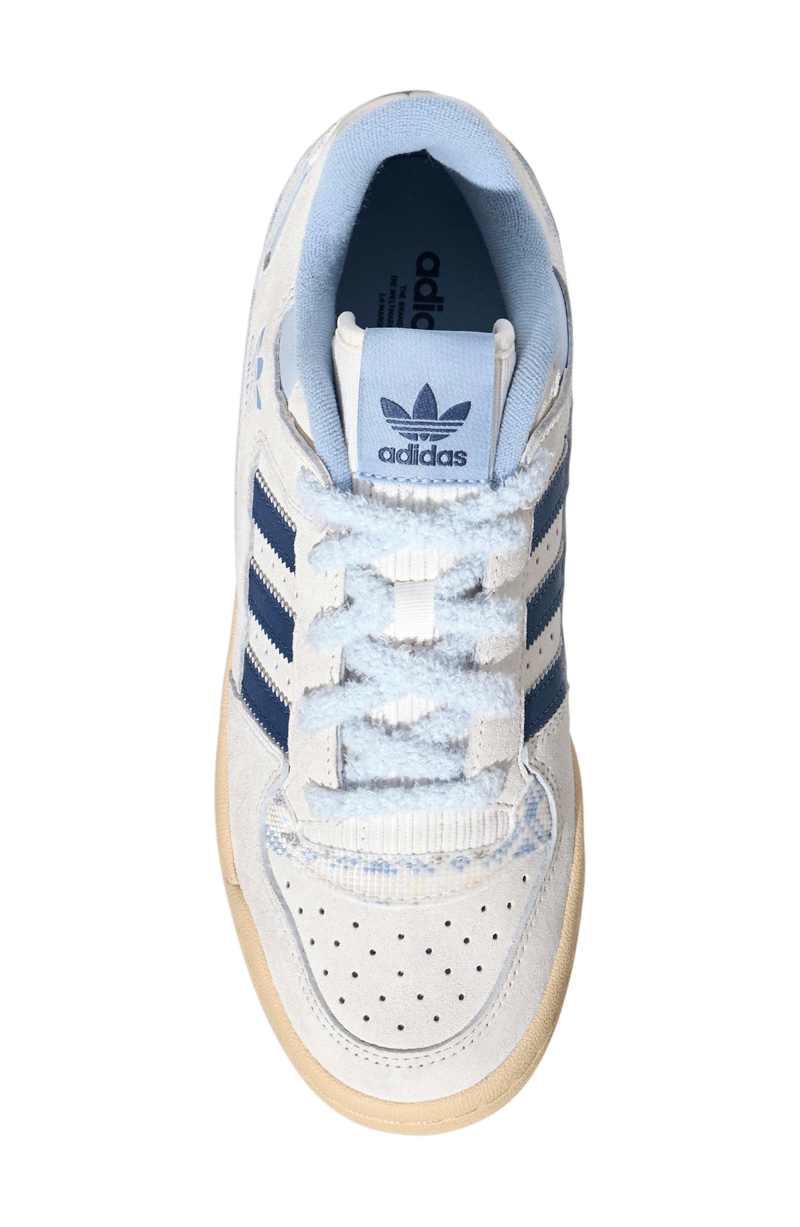 adidas Forum Low CL Basketball Sneaker, Alternate, color, Cloud White/ Ink/ Sand