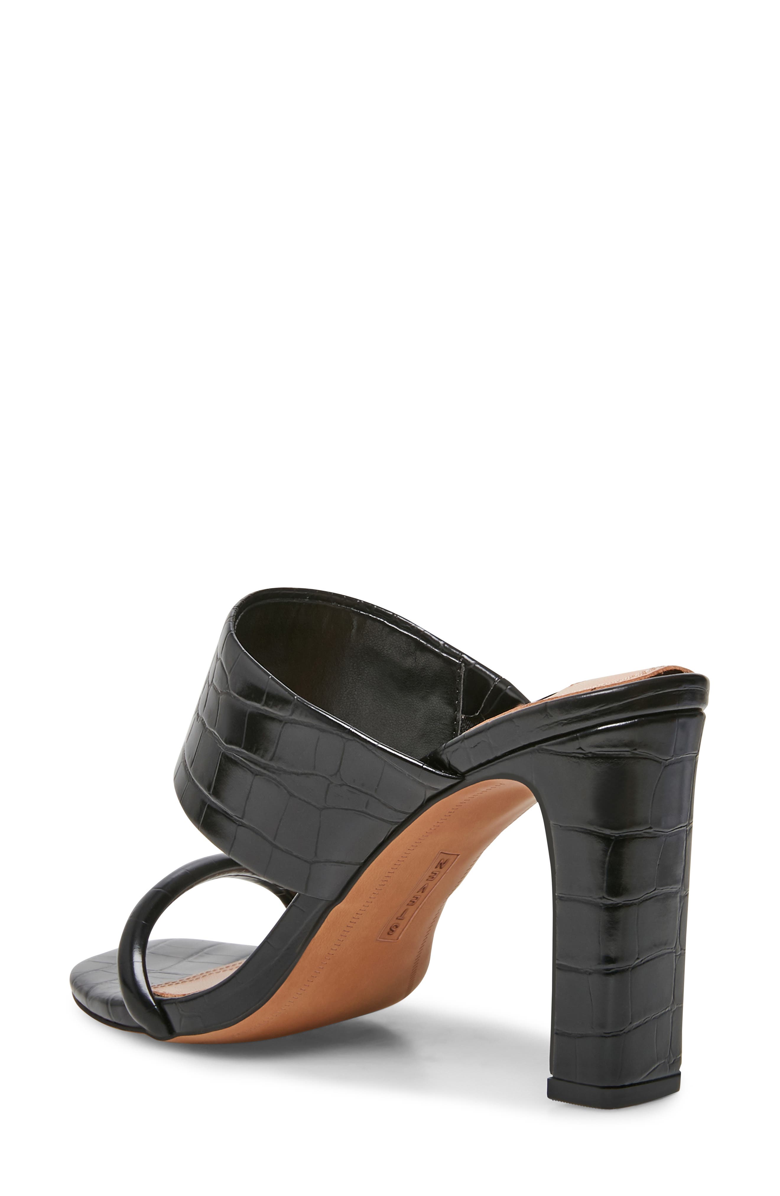 Steven New York Jive Croc Embossed Slip On Sandal, Alternate, color, 