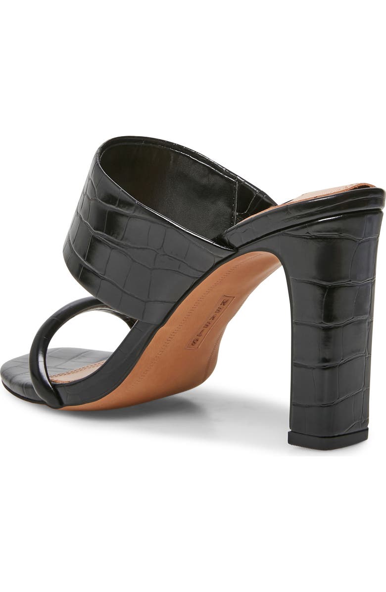 Steven New York Jive Croc Embossed Slip On Sandal, Alternate, color,