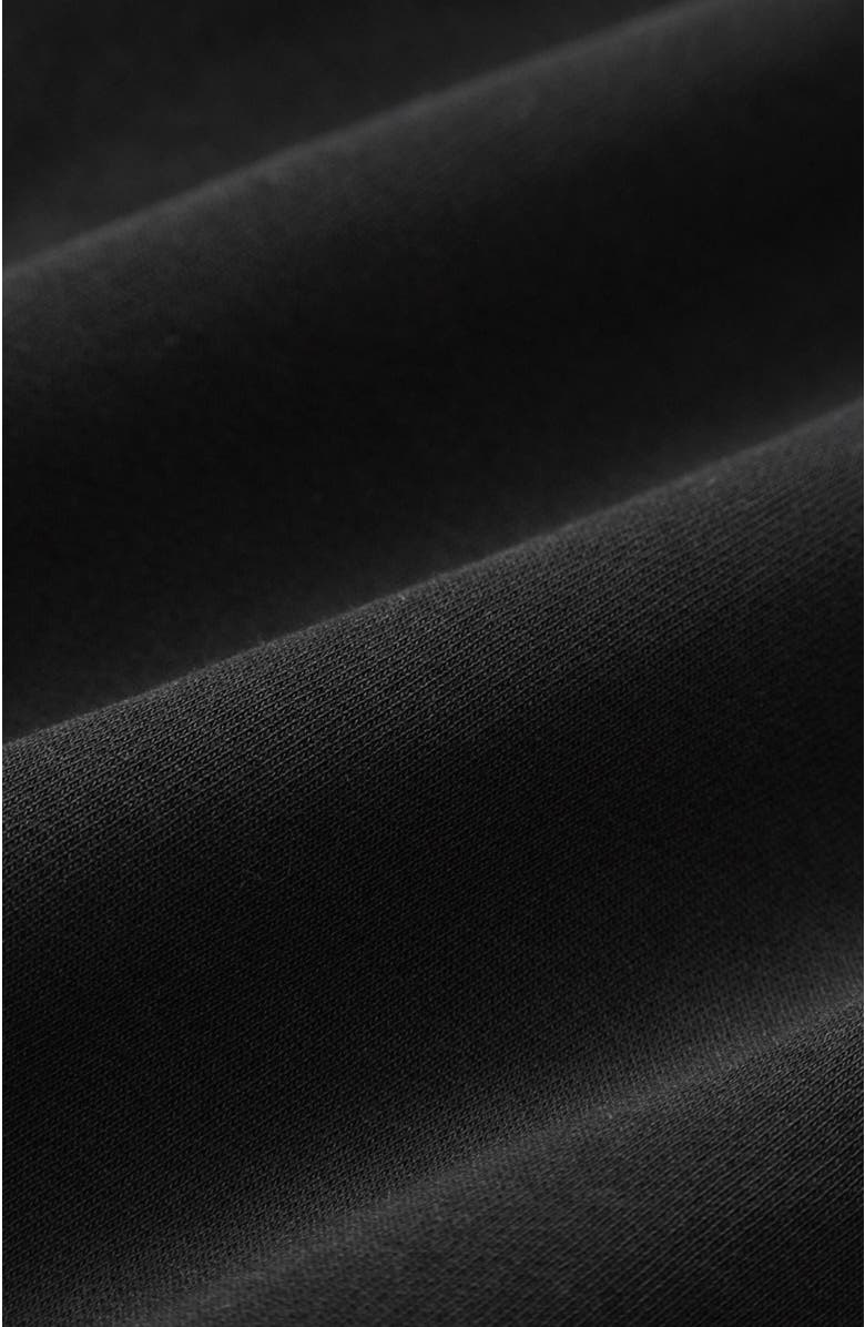 Pact Organic Cotton Cloud Brushed Fleece Crew Sweatshirt, Alternate, color, Black