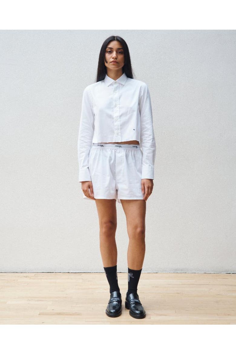 Original Men's Cropped Shirt, Alternate, color, WHITE