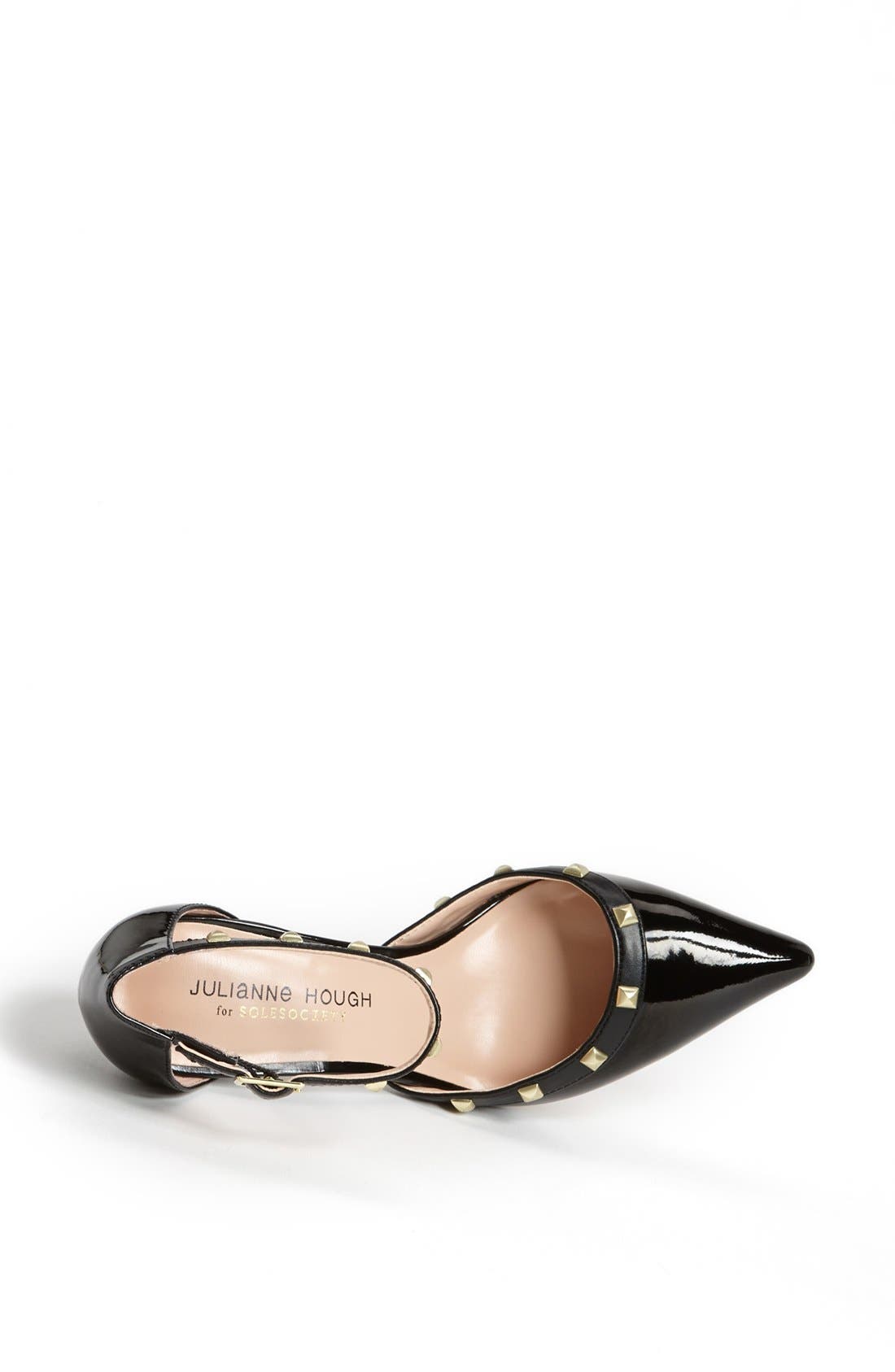 Julianne Hough for Sole Society 'Anneke' Pump, Alternate, color, BLACK