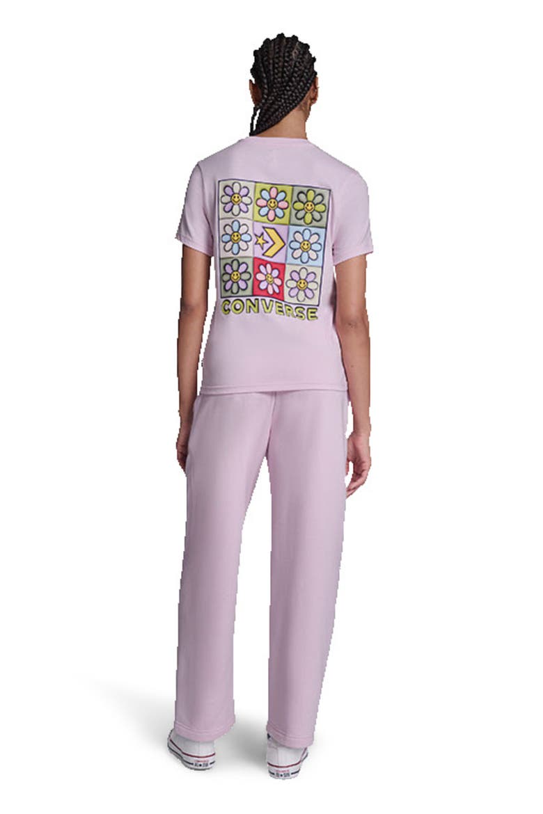 Flower Grid T-Shirt, Alternate, color, NEW FOUND BLOOM