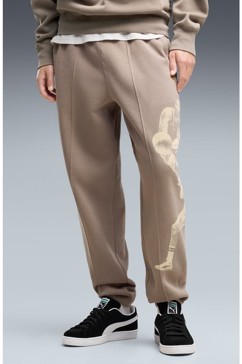 Memory Lane Cotton Blend Sweatpants, Alternate, color, MOUSE GRAY