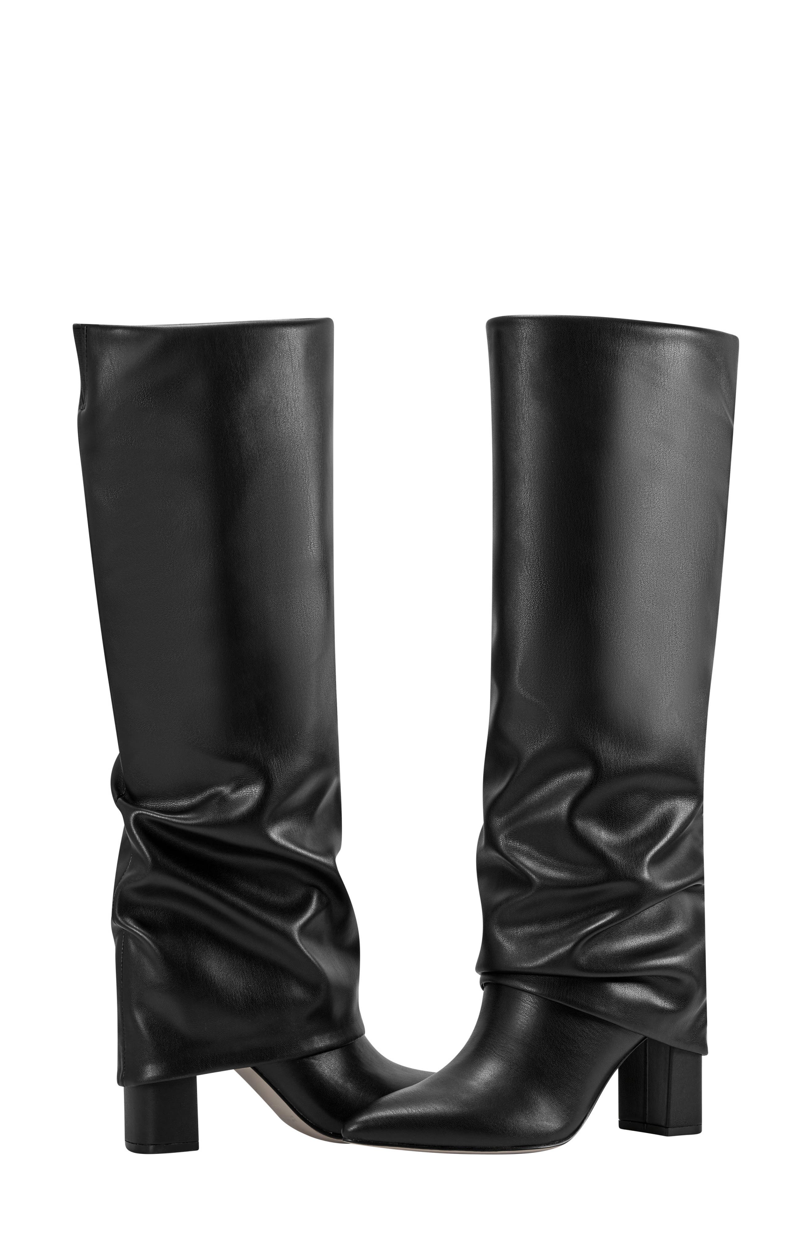 Marc Fisher Foldover Block Heel Boot, Alternate, color, 