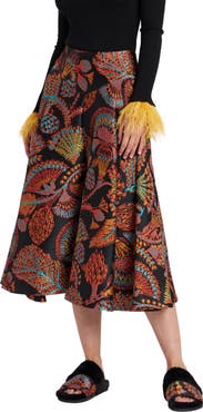 La DoubleJ Milano Skirt Jacquard Sicomore Black