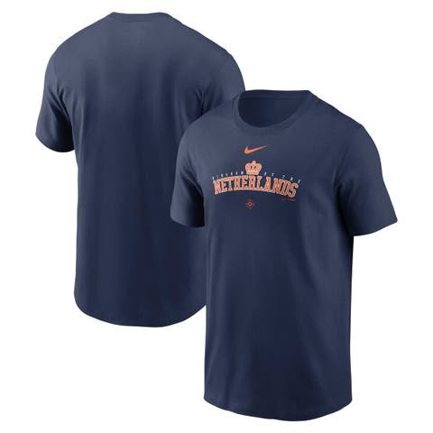 Men's Nike  Navy Netherlands Baseball 2026 World Baseball Classic Wordmark T-Shirt