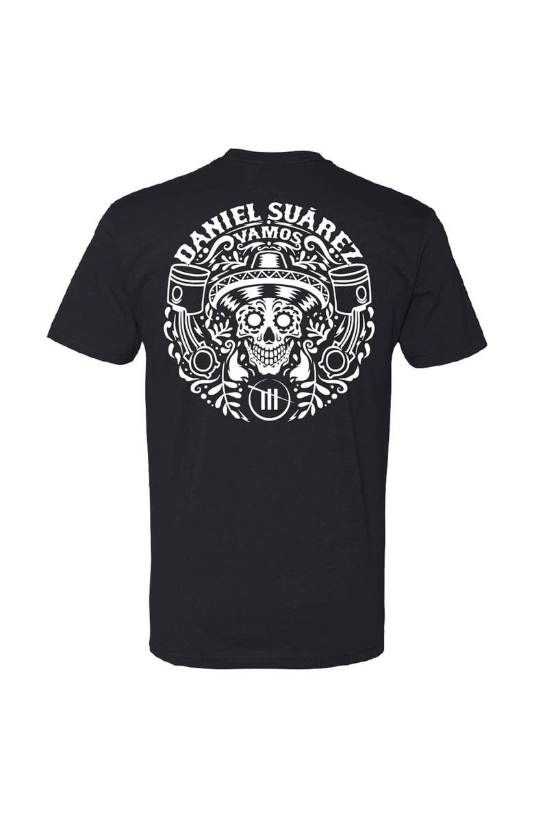 Trackhouse Racing Team Collection Men's Trackhouse Racing Team Collection  Black Daniel Suarez Name Crest T-Shirt, Alternate, color, Black