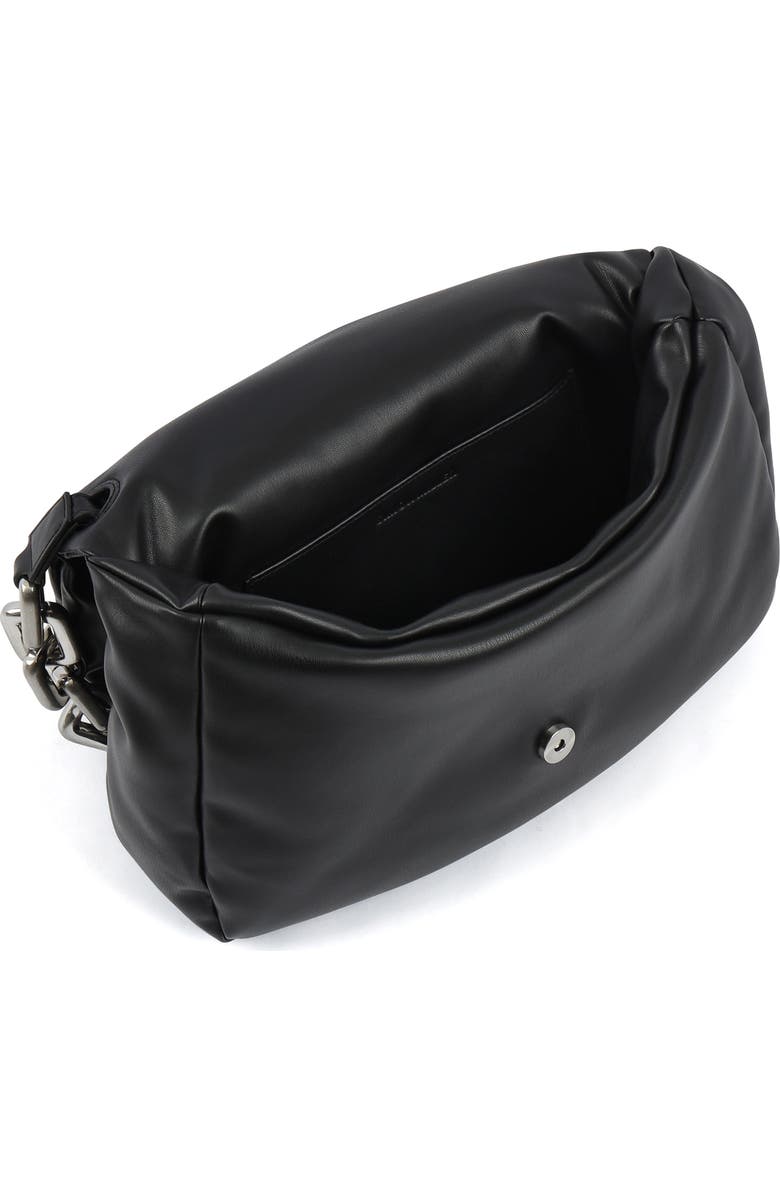 Simon Miller Linked Turnover Faux Leather Shoulder Bag, Alternate, color,