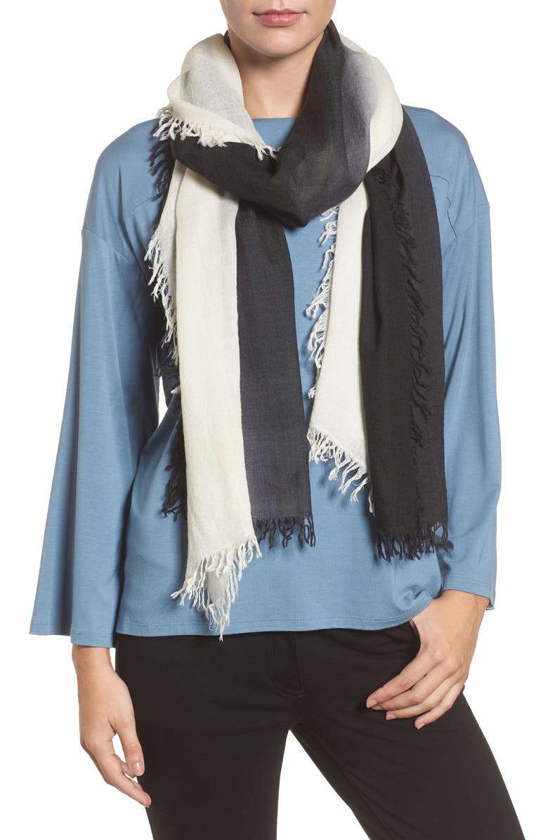 Eileen Fisher Ombré Scarf, Main, color,