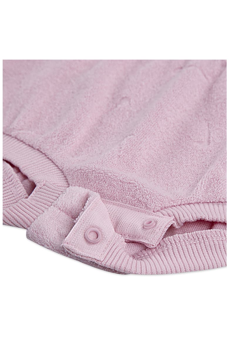 Essentials Terry Romper, Alternate, color, PINK FOAM
