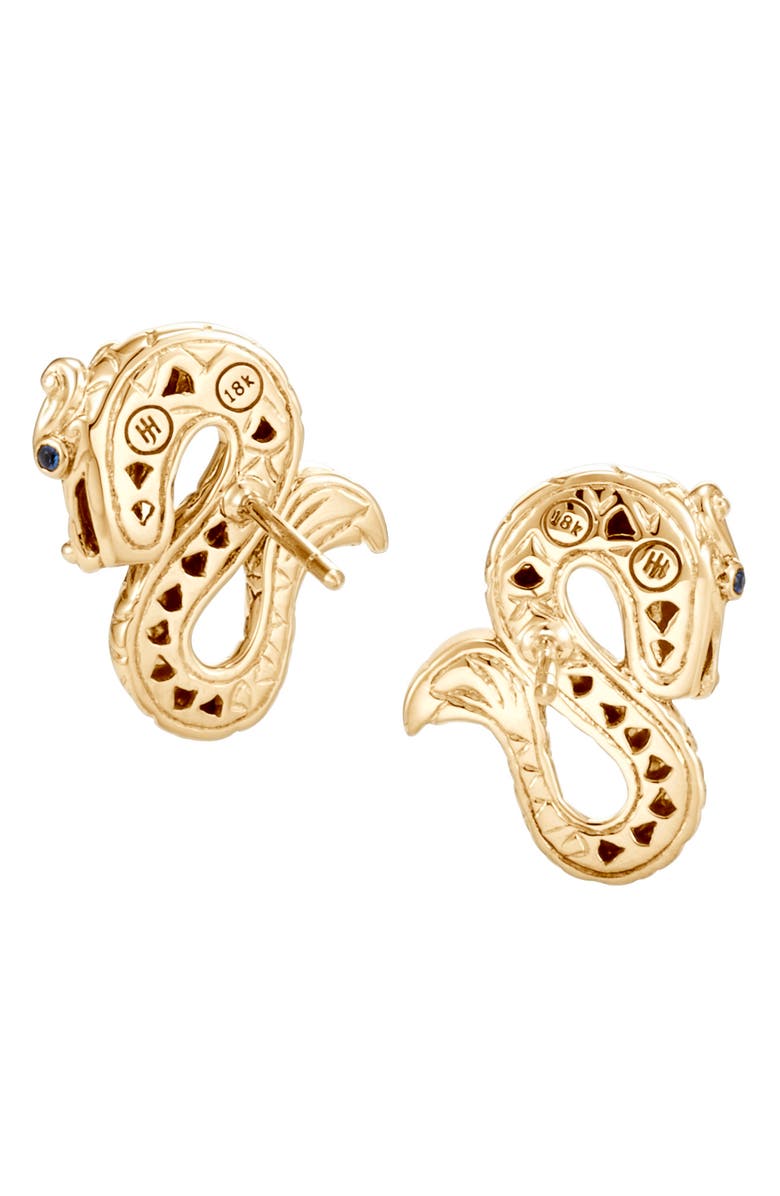 VALENTINO BY MARIO VALENTINO John Hardy Naga 18K Gold Stud Earrings, Alternate, color, 