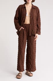 NORDSTROM RACK 2-Piece Crinkle Cover-Up Set