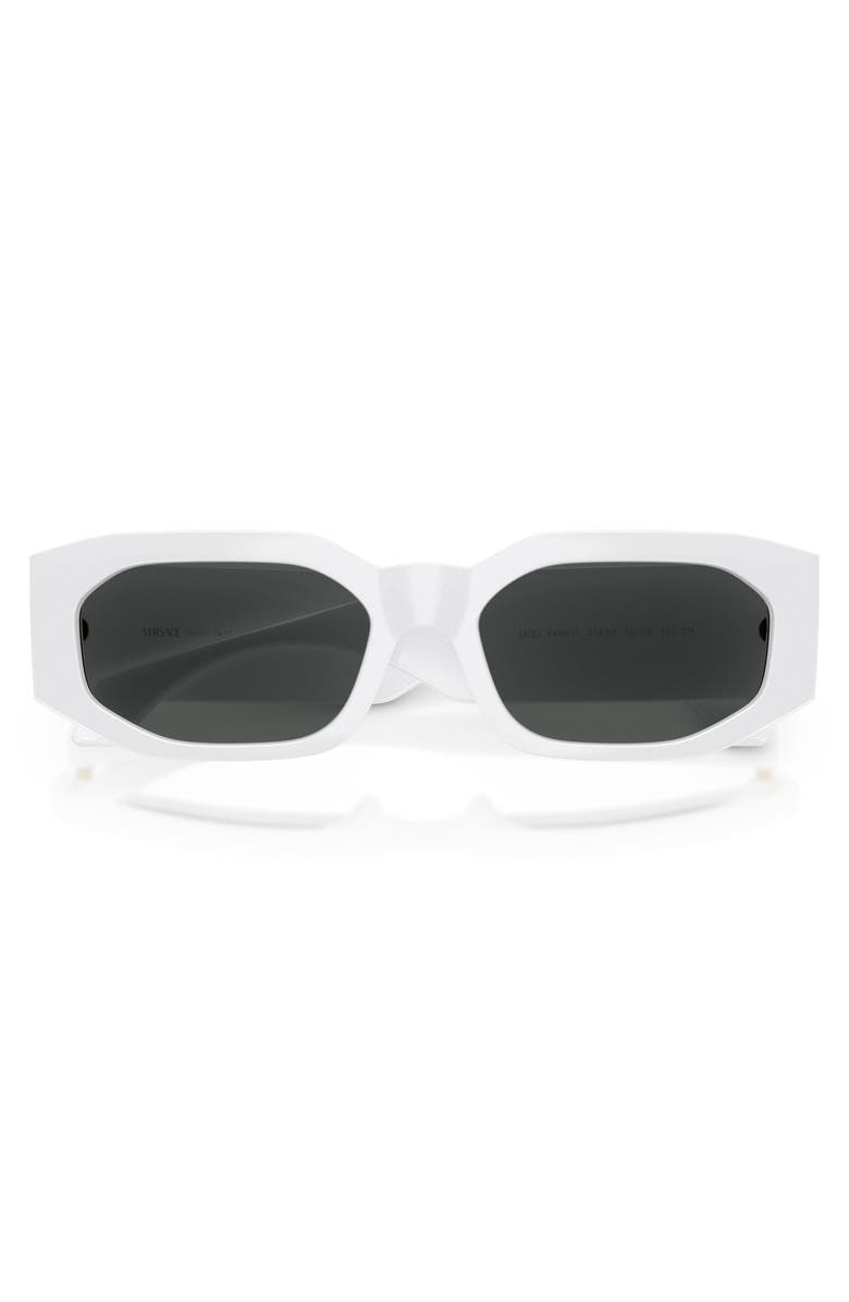 Versace 55mm Irregular Sunglasses, Alternate, color, 