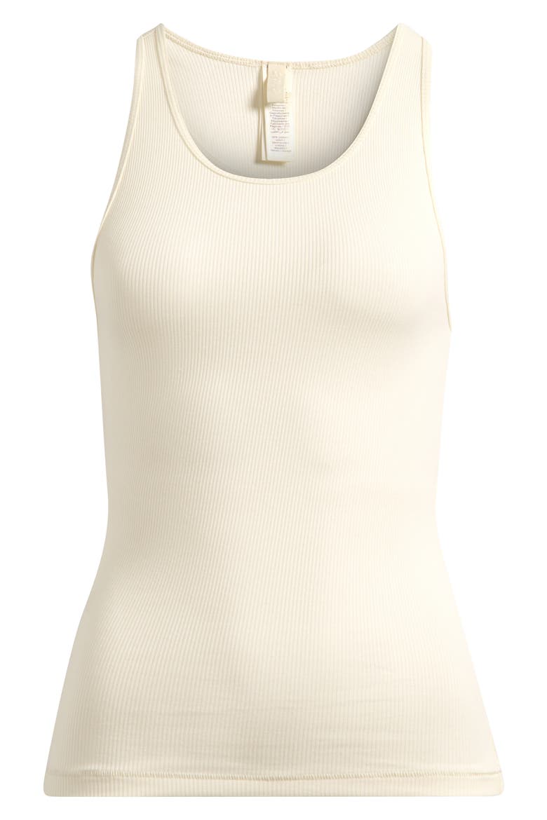 Boyfriend Rib Tank, Main, color, IVORY