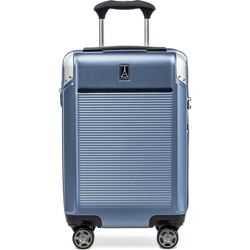 Travelpro Platinum Elite Hardside Expandable Compact Carry-on 20-inch Spinner In Dark Sky Blue