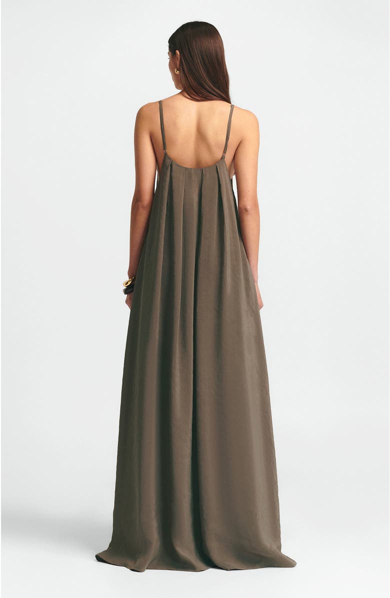 ST MRLO Avalon Midi Dress, Alternate, color, Dark Truffle