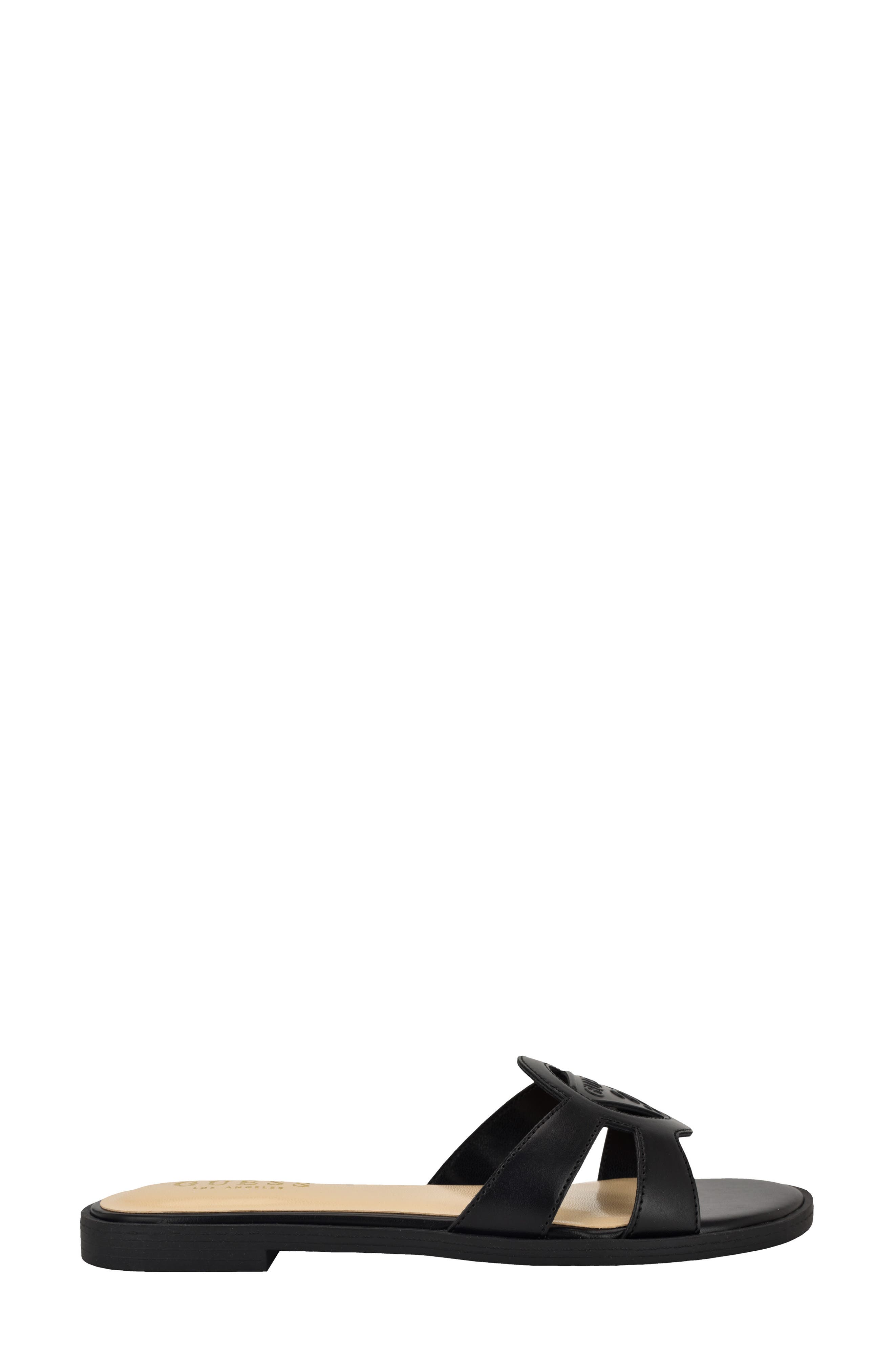Mazzie Slide Sandal, Alternate, color, BLACK