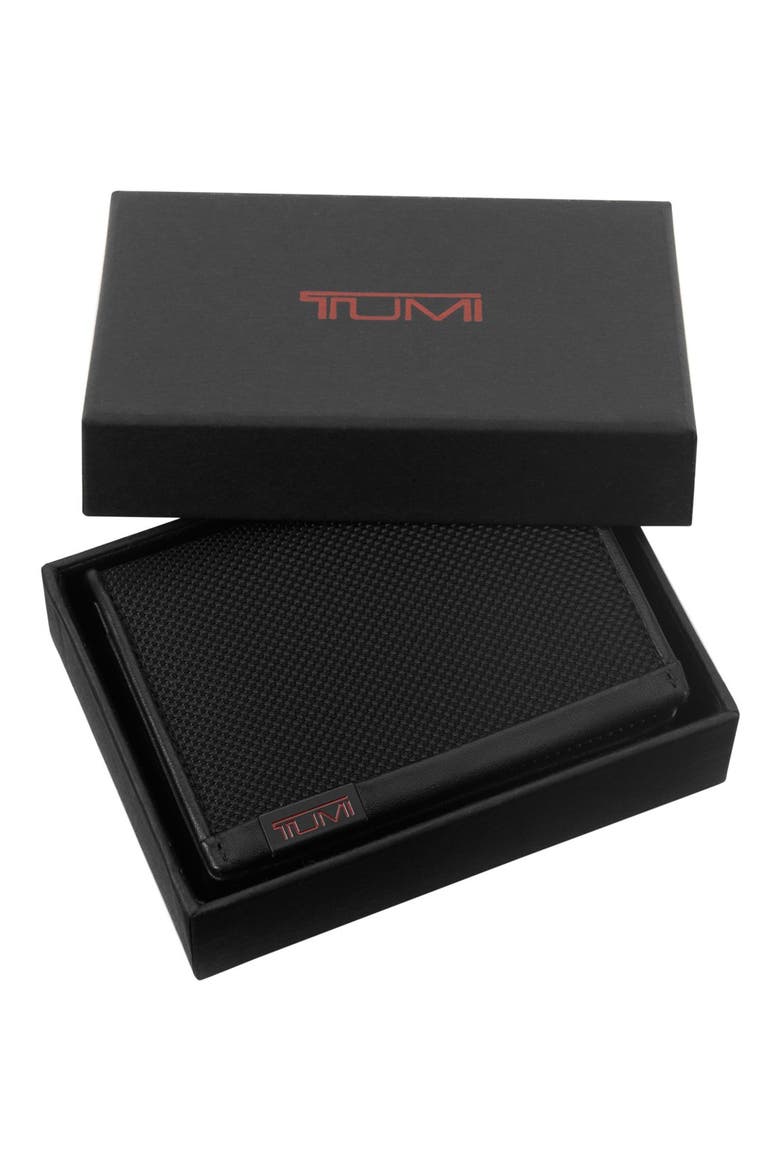 Alpha ID Lock™ Shielded Gusseted Card & ID Case, Alternate, color, BLACK