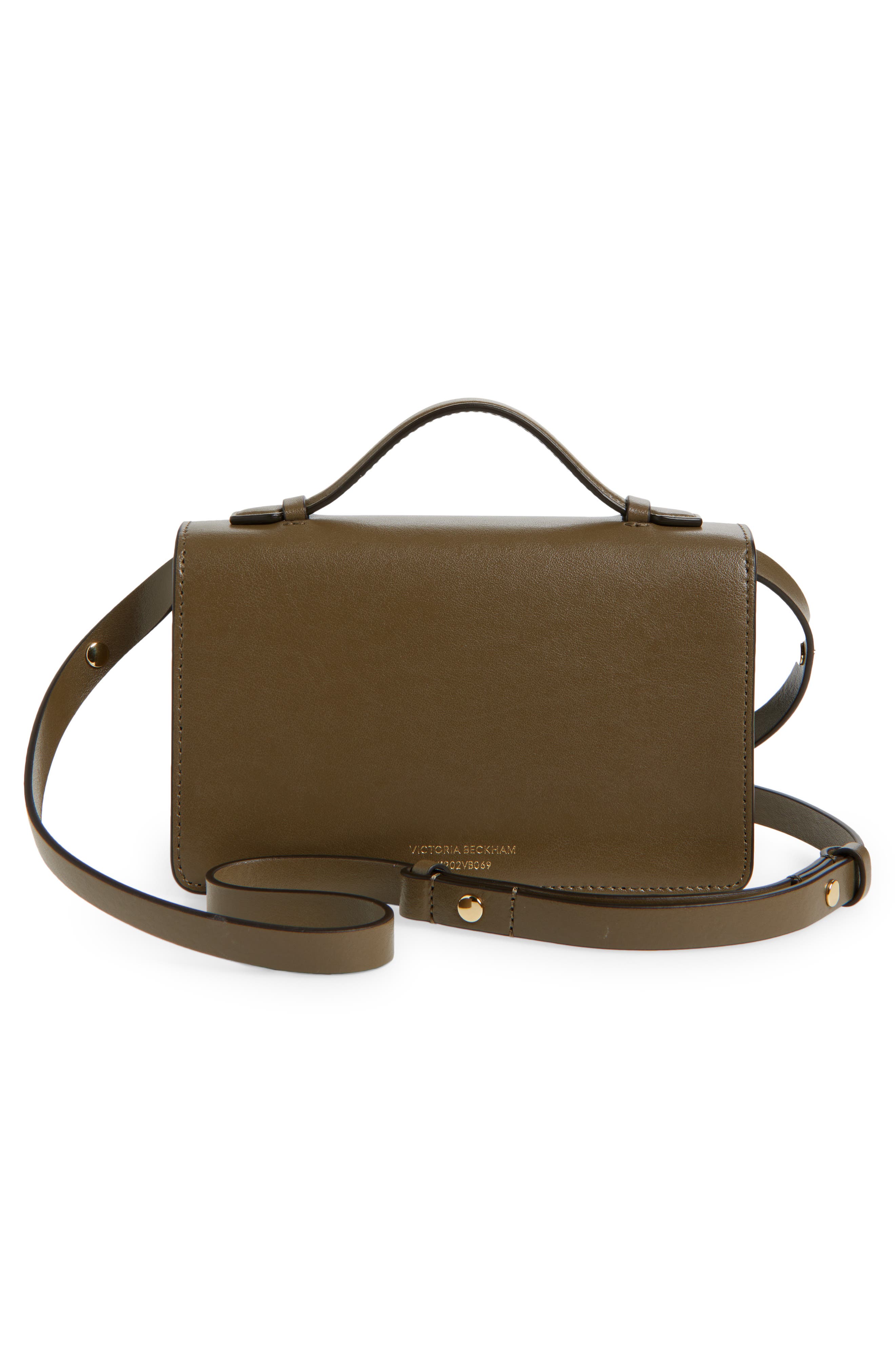 Victoria Beckham The Mini Dorian Leather Shoulder Bag, Alternate, color, 