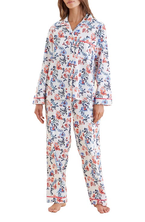 Harper Cosy Print Organic Cotton Pajamas
