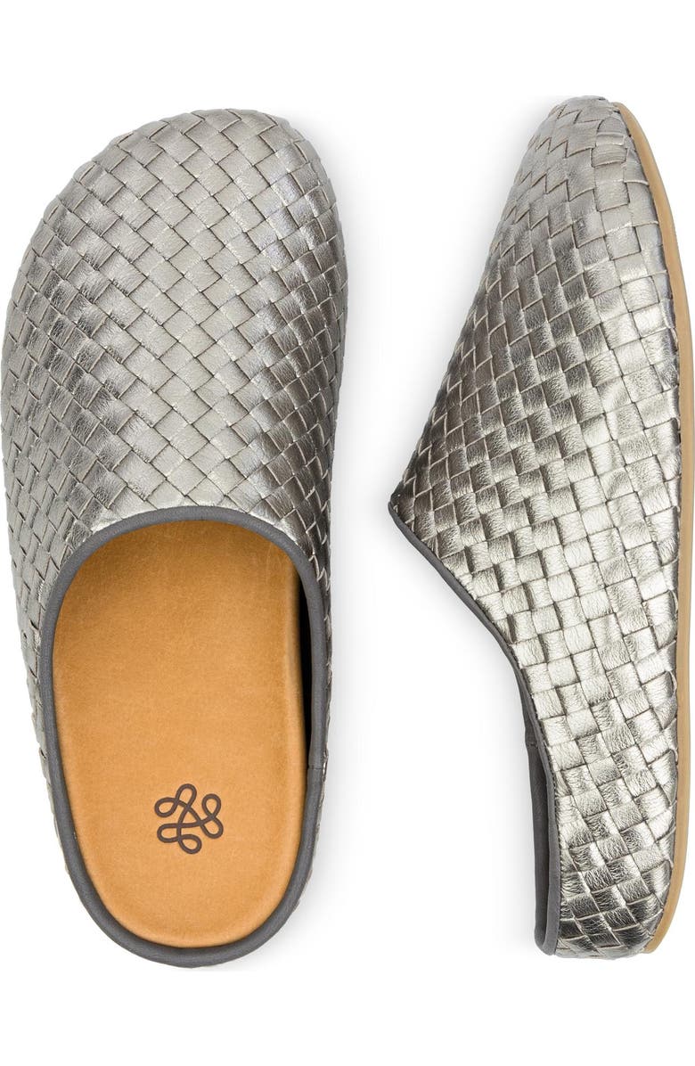 The Sak Bolinas Leather Woven Clog, Alternate, color,