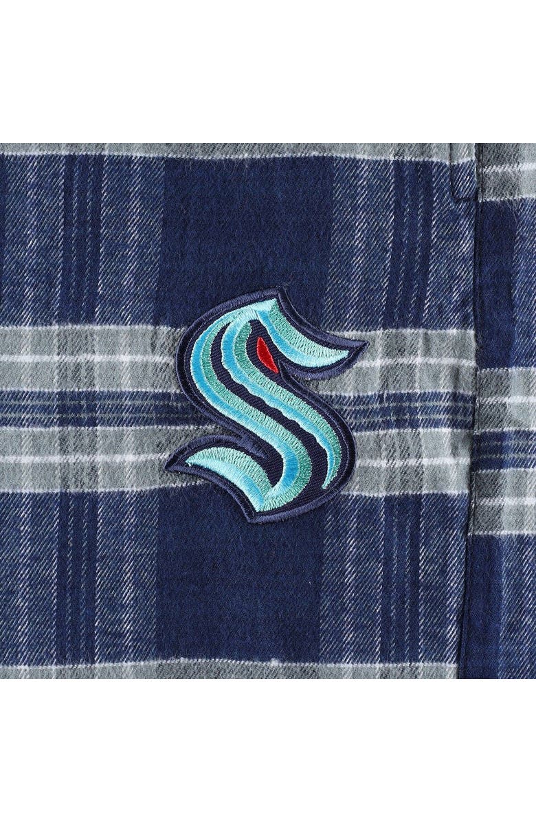 PROFILE Men's Deep Sea Blue/Gray Seattle Kraken Big & Tall T-Shirt & Pajama Pants Sleep Set, Alternate, color, Navy