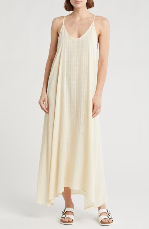 Textured Flowy Cover-Up Dress