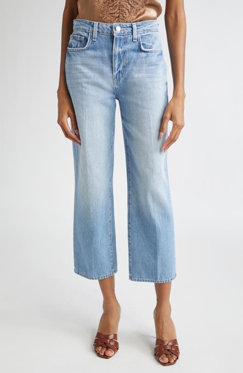L Agence L'agence June Stovepipe Crop Jeans In Blue
